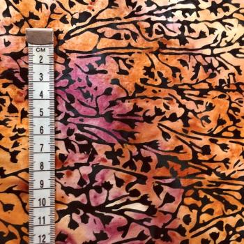 Preview: ORANGE PURPLE - Picnic Basket - Batikstoff aus Indonesien